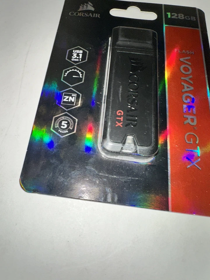 Corsair Flash Voyager GTX USB 3.1 128GB Premium Flash Drive, New & Sealed!! Nice - Image 3 of 4