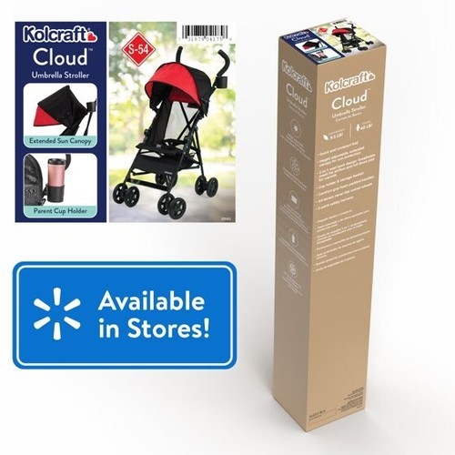 Kolcraft Cloud Umbrella Unisex Stroller Red for Child/Toddler - Picture 10 of 11