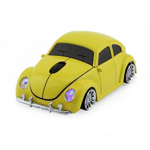 2.4Ghz Wireless VW Beetle Beatles car Mouse optical PC Laptop Mice USB Receiver - Picture 1 of 38