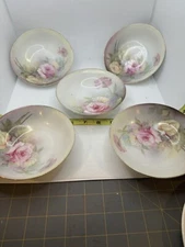 Vintage RS Germany Porcelain Rose Themed Bowls 1914-1945