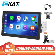 10.1" Car Stereo Radio Apple/Android Carplay Bluetooth 1 Din Touch Screen Camera