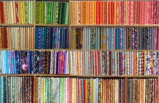 Lot of 60 yards of Quilt Fabric - No Duplicates - 100 Cotton