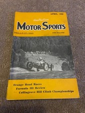 Australian Motor Sports Magazine April 1953