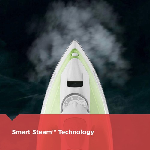 BLACK+DECKER IR02V 1200W Compact EasySteam Iron Green/White – Adjustable Steam - 第 12/14 張圖片