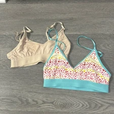 Stripe + Stare Small Bralette Bundle Tan and Hearts