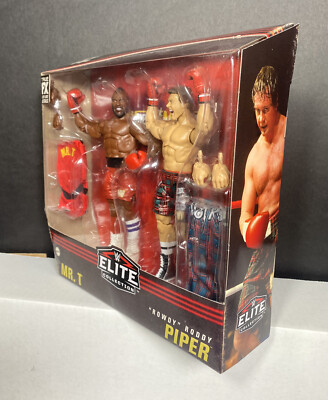 2021 WWE Elite Collection 2-Pack: MR. T & “ROWDY” RODDY PIPER