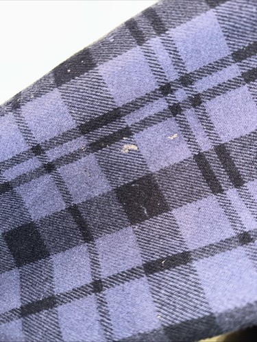 Merona Flannel, Quilted Lined, Purplish Grey and Black, Jacket Men’s W/ Pockets - Picture 7 of 20