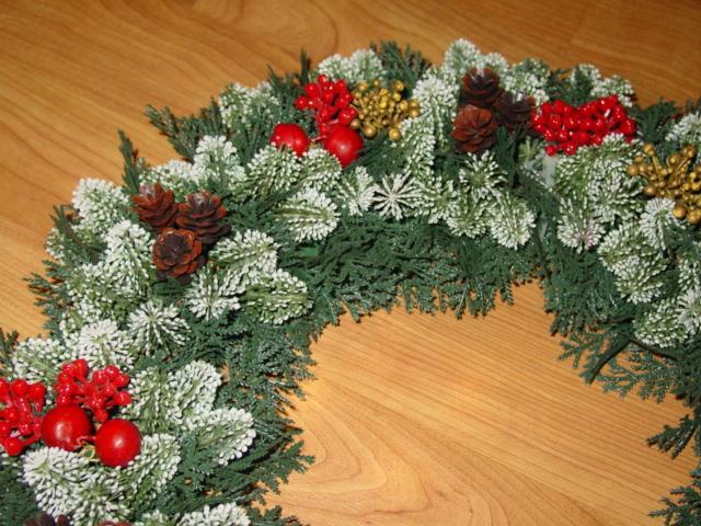 森のリース 甘過ぎないHoliday wreath ── sold out ── 森のリース