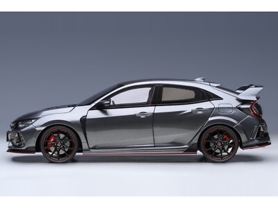 2021 HONDA CIVIC TYPE R (FK8) RHD POLISHED METAL GRAY 1/18 CAR BY