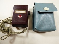 Vintage Movie Meter Walz Preset M-1 Exposure Meter Made in Japan With blue Case