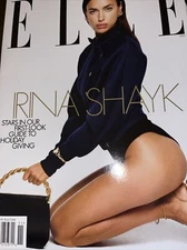 Elle Magazine November 2023 Irina Shayk First-Look Guide To Holiday Giving J-19