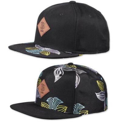 Djinns 6 Panel Snapback Cap Crazy Pattern Emboflow Kappe Flat Brim Baseball Hat 