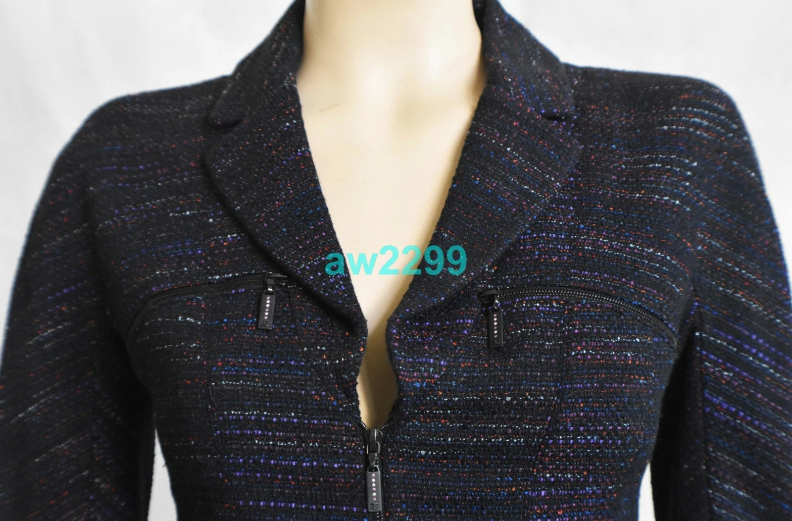 CHANEL 02A GONNA E GIACCA 2 PEZZI ABITI MULTI 36 38