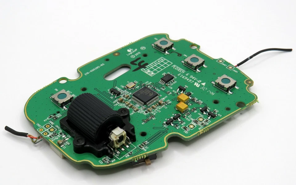 Logitech G35 Gaming Headset Haupt-Platine, Leiterplatte original & geprüft. - Bild 2 von 4