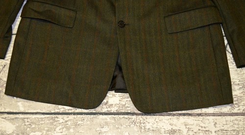 Vintage Hugo Boss Blazer Beige Kohler Suit Mens Classic Jacket Virgin Wool - Picture 4 of 12