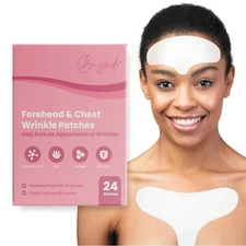 Bayside Forehead & Chest Wrinkle Patches Reusable Anti-Aging 24ct