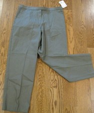 VINTAGE SEARS NEW SIZE 18 MISSES CONS WST TAB PANT CLASSIC ELEMENTS KHAKI COLOR
