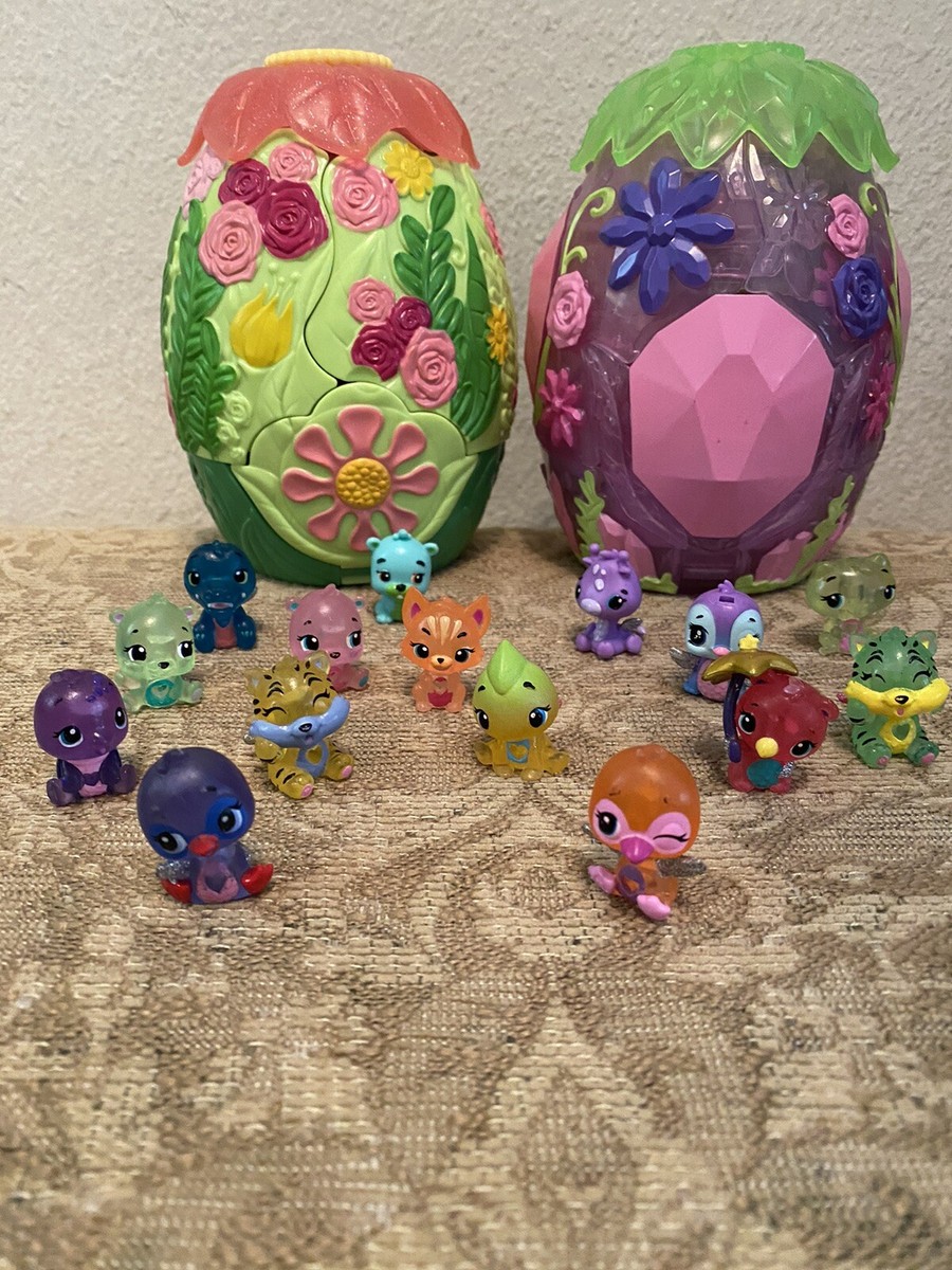 Hatchimals CollEGGtibles Crystal Canyon & Secret Scene Play sets