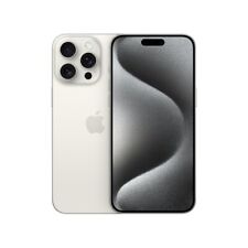 Apple iPhone 15 Pro Max - 1 TB - White Titanium (Unlocked Apple iPhone 15 Pro Max - 1 TB - White Titanium (Unlocked