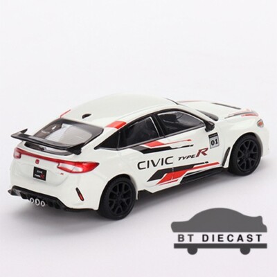 ミニカー MINI GT Honda Civic Type R & Nissan GT-R PRE-ORDER 2024 Honda Civic TYPE R Pace Car HRC (Mini GT