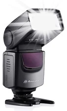 Powerextra Professional DF-400 Speedlite Camera Flash w/ Single-Contact Hotshoe