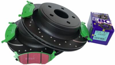 EBC GD Set Bremsscheiben Klotze hinten Dodge RAM 2003- geschnitten gebohrt