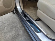 For Mazda 3 Car Accessories Car Door Sill Cover Scuff Plate Protectors 2024