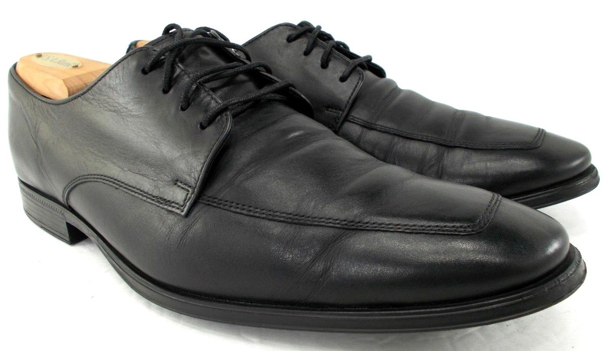 Cole Haan Mens Air Adams Black Dress Oxford Apron Toe Derby 