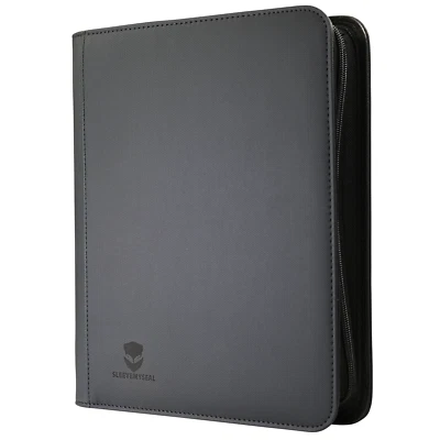 SLEEVEMYSEAL Raccoglitore Binder per Toploader 4 Tasche 112 Spazi Pokemon OnePiece Lorcana