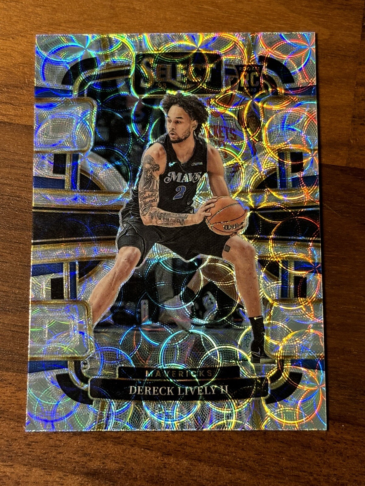2023-24 Select Dereck Lively II Rookie RC Concourse Silver Scope Prizm #76