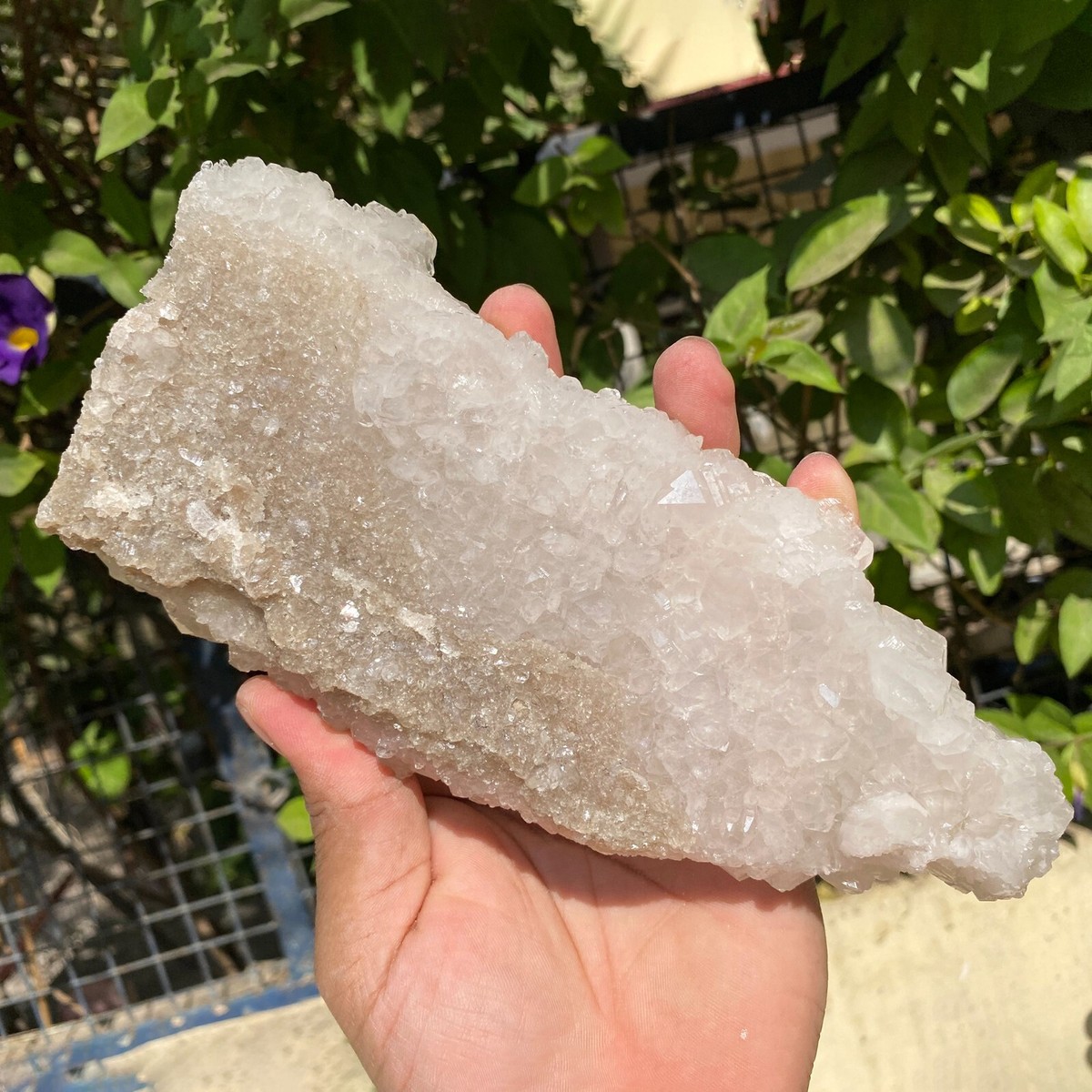 805 G Weiß Gwindel Quarz Klar Kristall Cluster Mineral Probe 805 G Weiß Gwindel Quarz Klar Kristall Cluster Mineral Probe