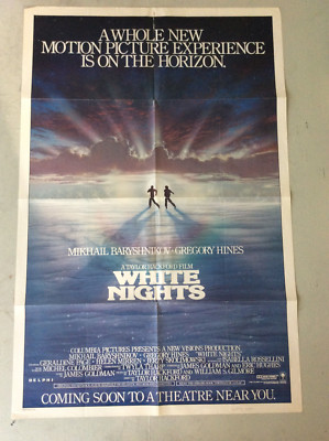 Original 1-one sheet White Nights movie poster 27x41 Gregory Hines 1985
