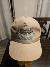 VTG BASS Embroidered Fishing Mesh SnapBack MMB Trucker USA Hat Cap