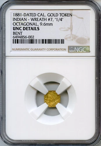 NEW DISCOVERY! 1881 G25C California Gold / NGC (799O Obv & Rev) 1/4 / UNIQUE