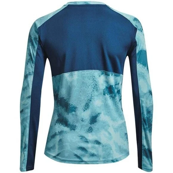Camiseta manga larga Under Armour Iso-Chill Shore Break Print Deep Sea XL nueva con etiquetas Foto 3 de 4