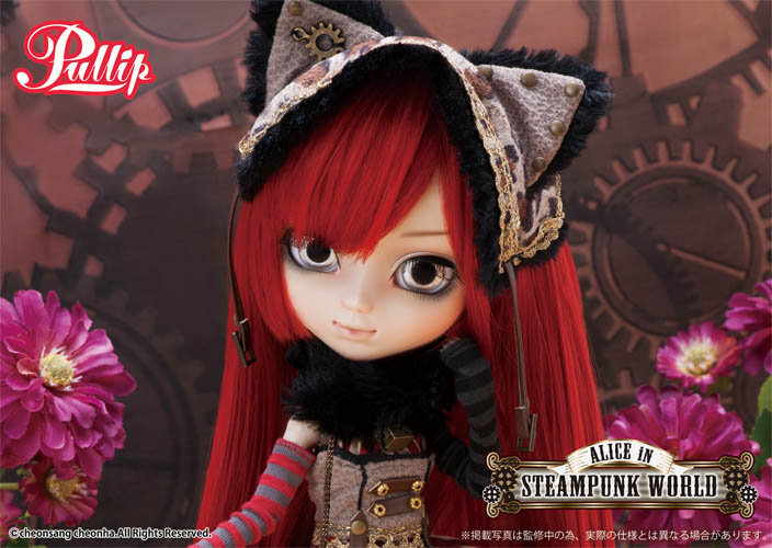 Pullip P-183 Cheshire Cat in Steam Punk World Groove ALICE