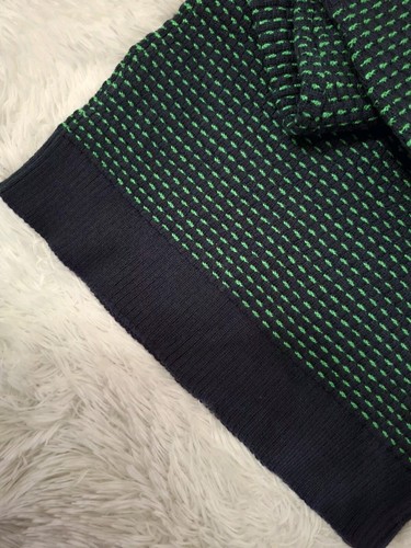 J Crew Turtleneck Sweater Size XS Green And Blue - 第 9/11 張圖片