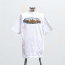 Vintage 90s North Face Oval Mountain Range Shirt Mens White Size 2XL Made in USA