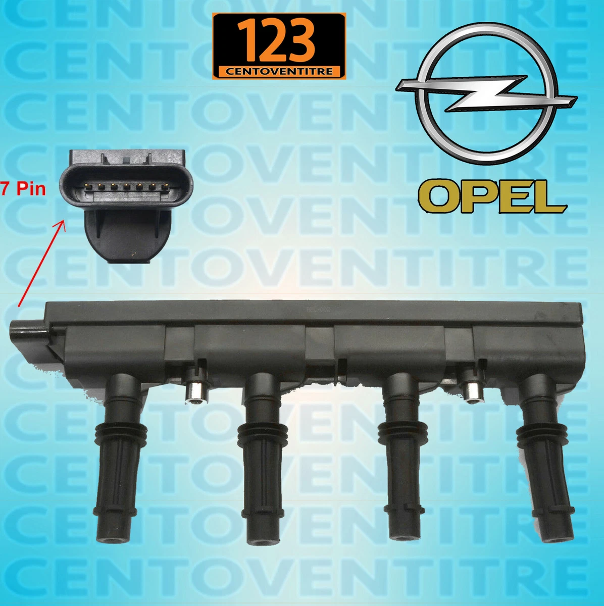Cavi Accensione Compatibili Opel – Connettore Bobina 7 Pin Per Adam/Astra/Mokka E Altri