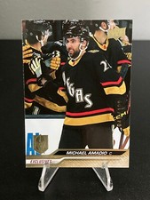 2023-24 Upper Deck Series 2 Exclusives #433 Michael Amadio Golden Knights /100