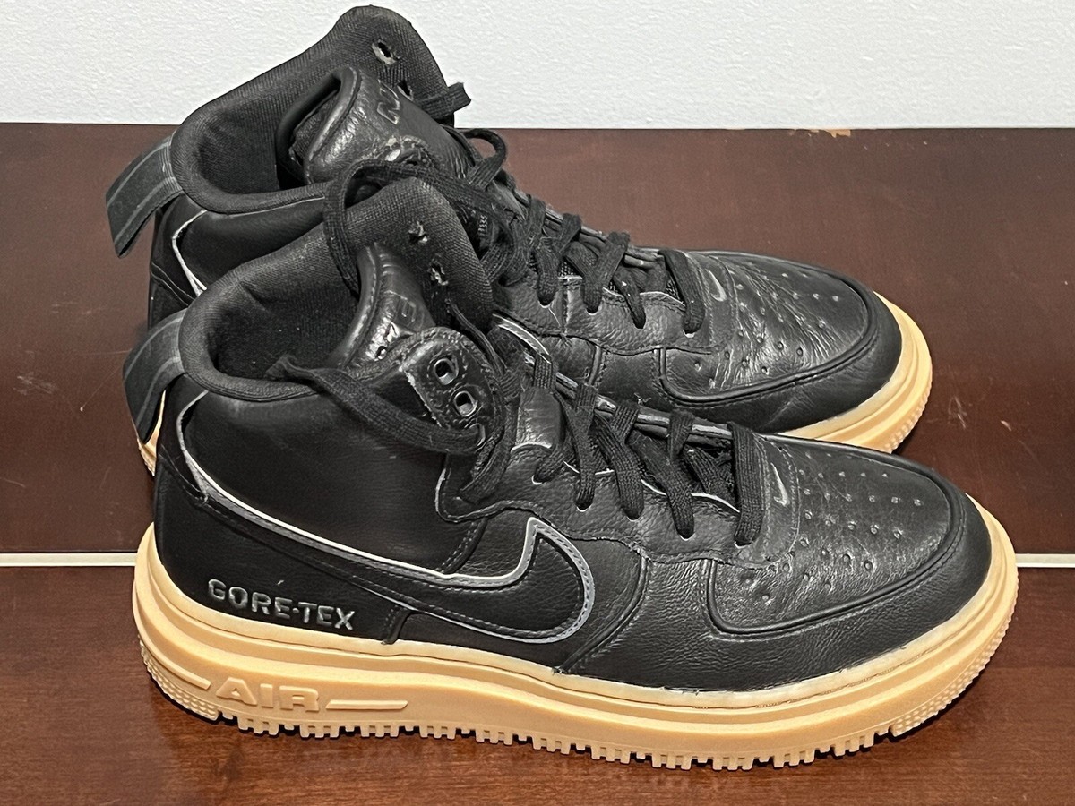 Nike Air Force 1 Gore-tex Boots Black Anthracite Gum Bottom Nike Air Force 1 Gore-tex Boots Black Anthracite Gum Bottom