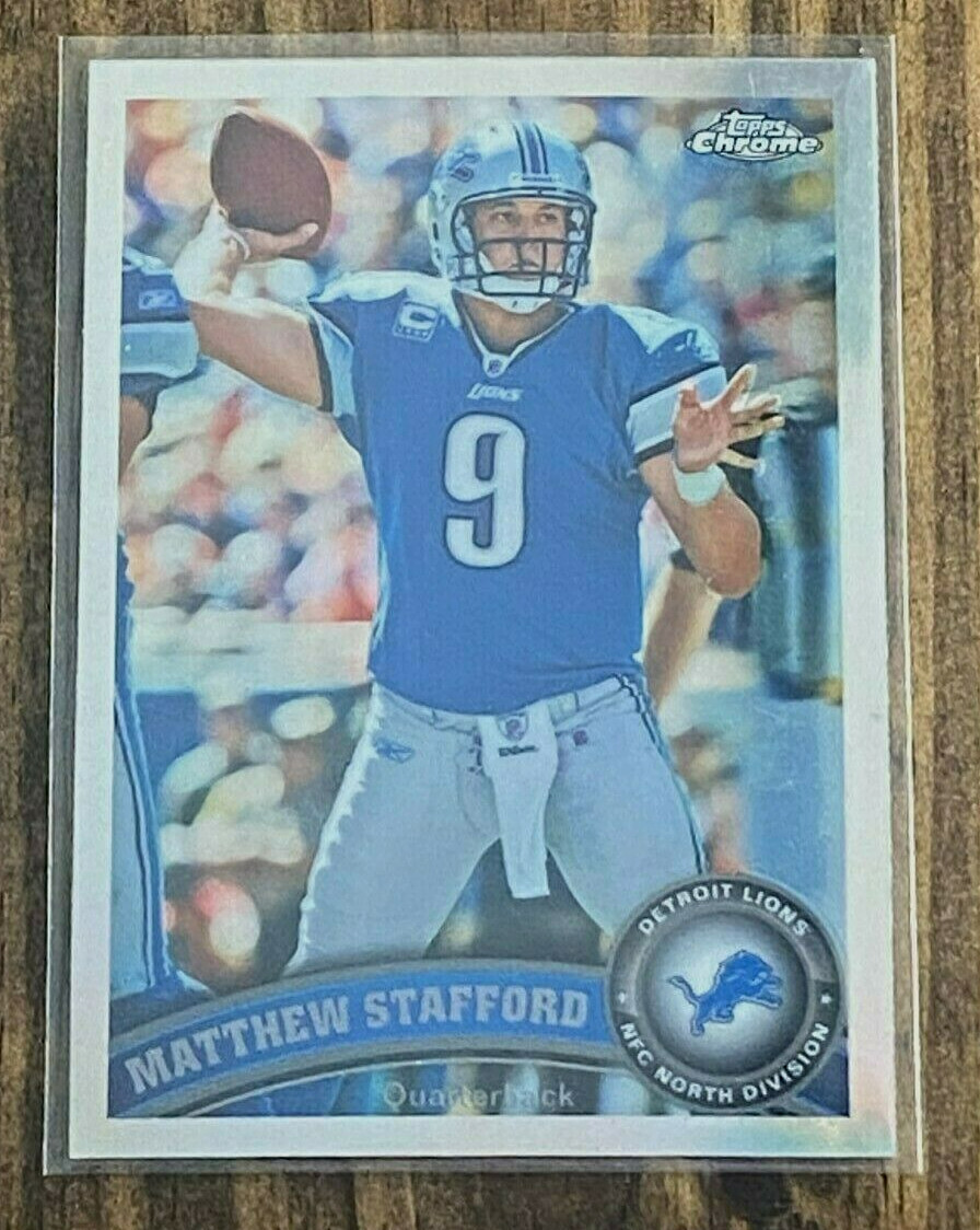 Matthew Stafford 2011 Topps Chrome Refractor - Rams