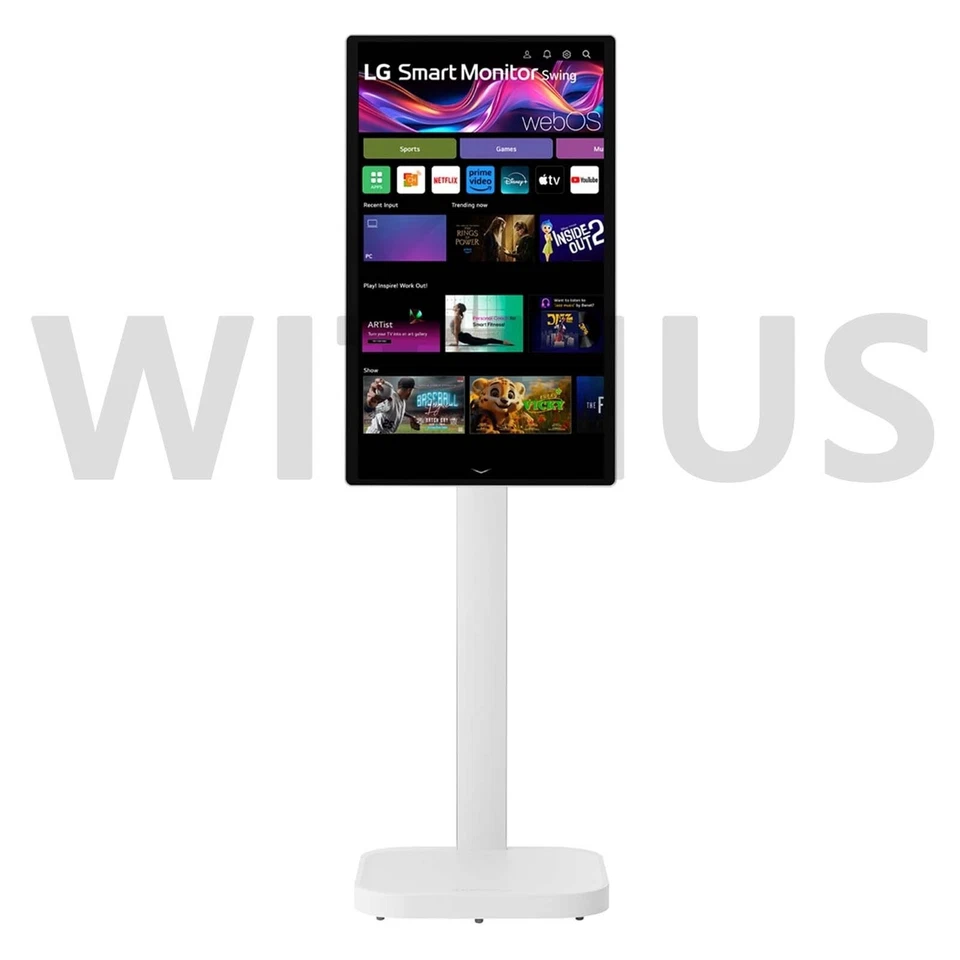 LG Smart Monitor Swing 32" Moving Smart Touch Screen 32U889SAW _ - Image 3 of 4