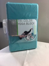 gaiam tri color yoga block