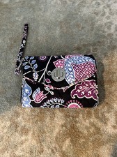 Vera Bradley Alpine Floral Turn lock Wristlit Wallet