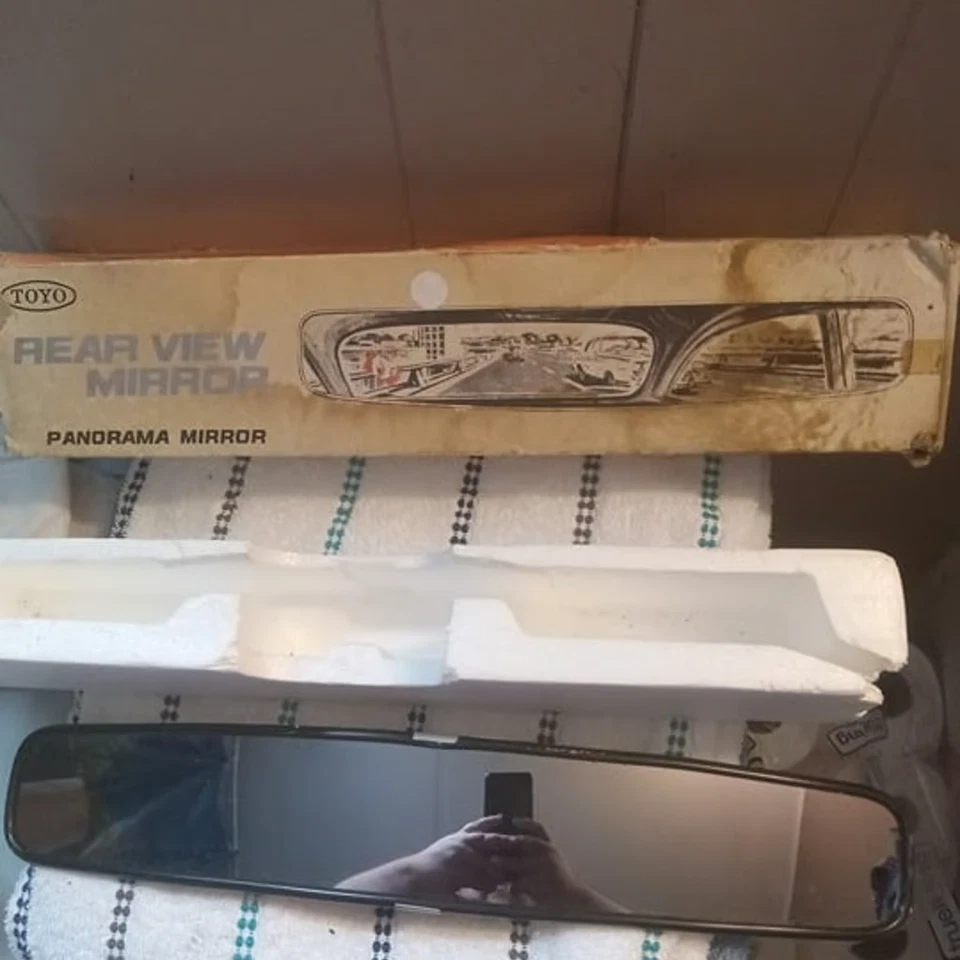 espejo retrovisor panorámico toyo nuevo stock antiguo Foto 4 de 4