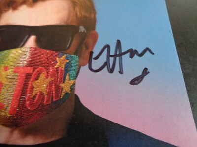 Elton John サイン入り CD ELTON JOHN LOCKDOWN SESSIONS CD AND AUTOGRAPH /SIGNED CARD ,FOUR