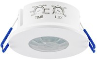 Decken-Einbau-Bewegungsmelder 360° IP65 Led Geeignet, 8M Detektion, Weiß,76X36Mm