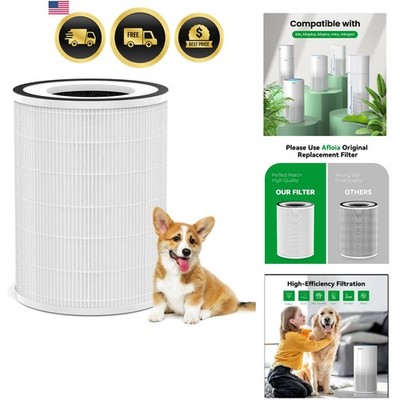 Pet Air Purifier Filter Pack Washable Removable 3-Stage Filtration Compatible