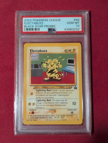 Electabuzz graded PSA 10 for sale on eBay